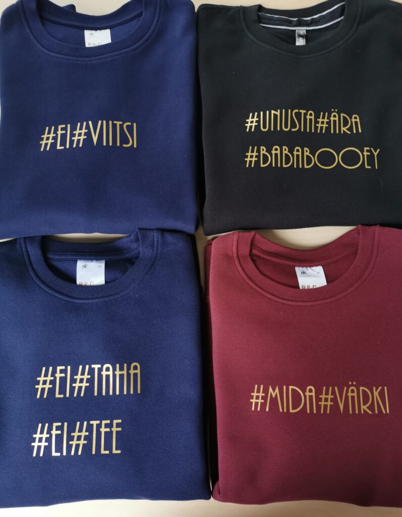 pusa kuumpress reklaamrõivad